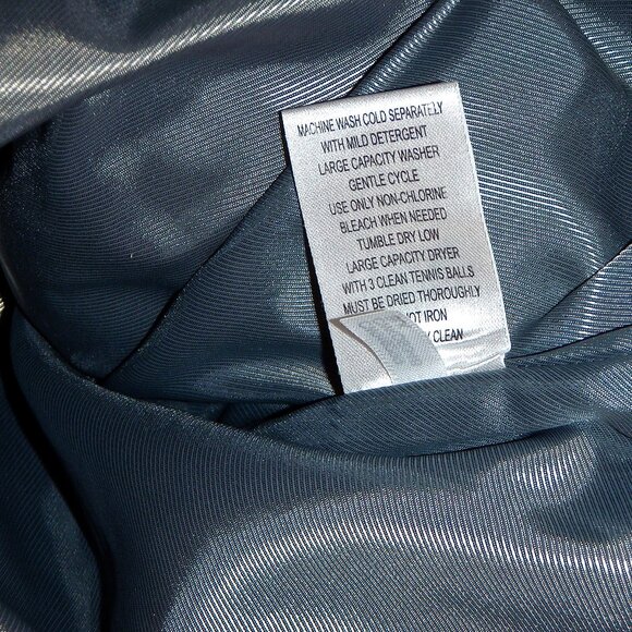 CALVIN KLEIN WOMEN'S  BLACK DOWN JACKET WITH HOOD SIZE L - Picture 7 of 7